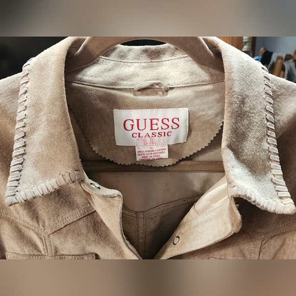 Y2K VINTAGE Guess suede jacket - Picture 5 of 5
